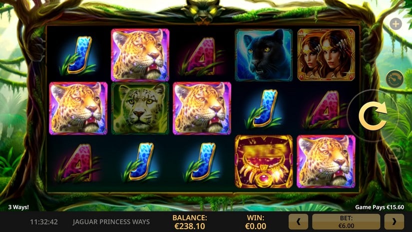 Jaguar Princess slot screen 2