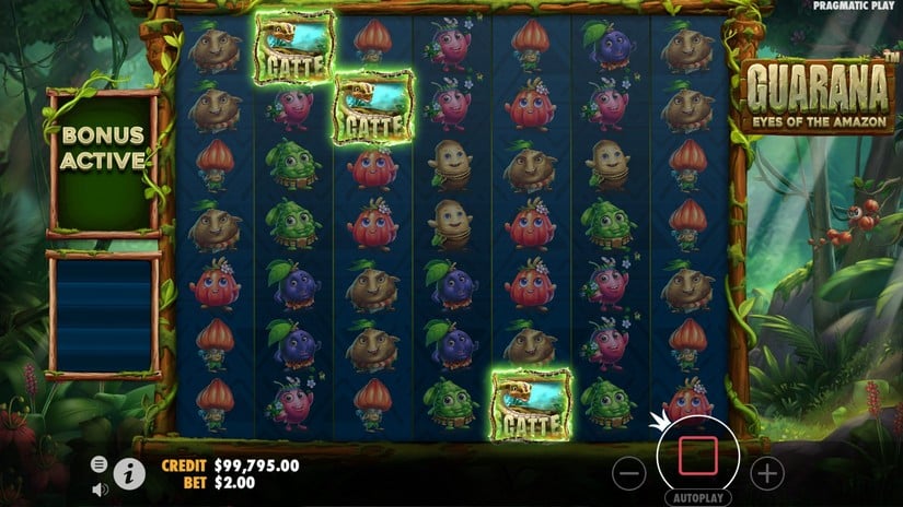 Guarana Eyes of the Amazon slot screen 3
