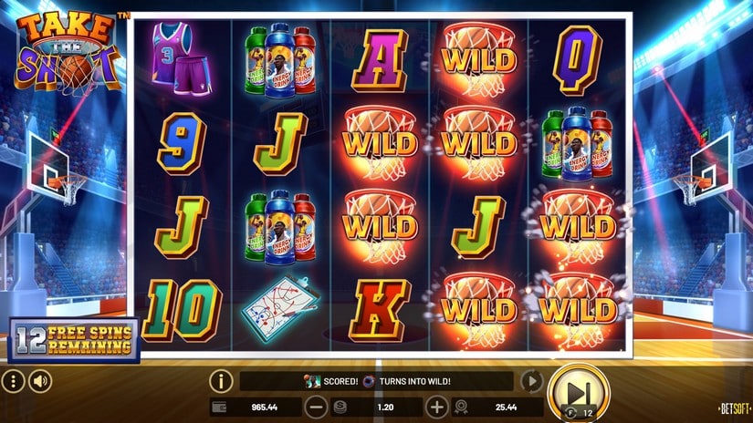 Take the Shot slot screen 5