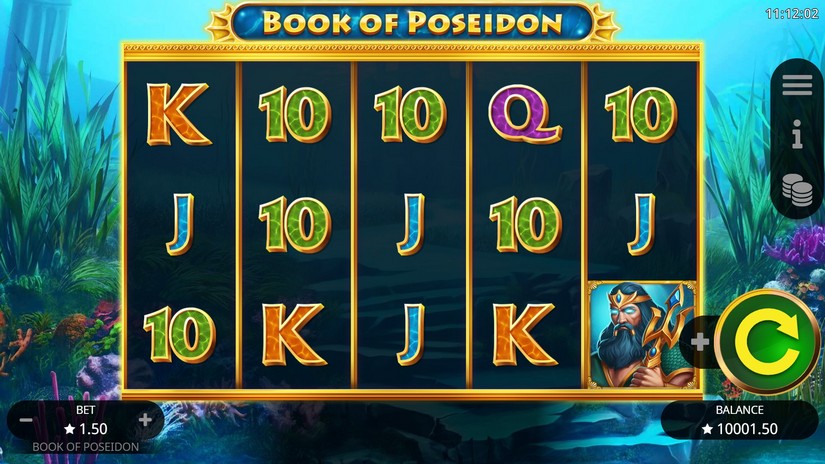 Book of Poseidon slot screen 1