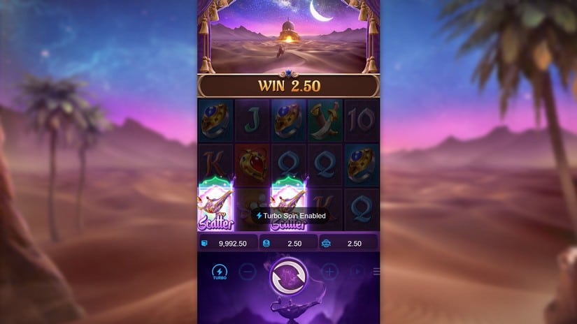 Genie’s 3 Wishes slot screen 3