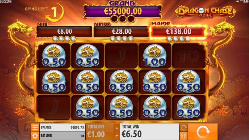 Dragon Chase slot screen 7