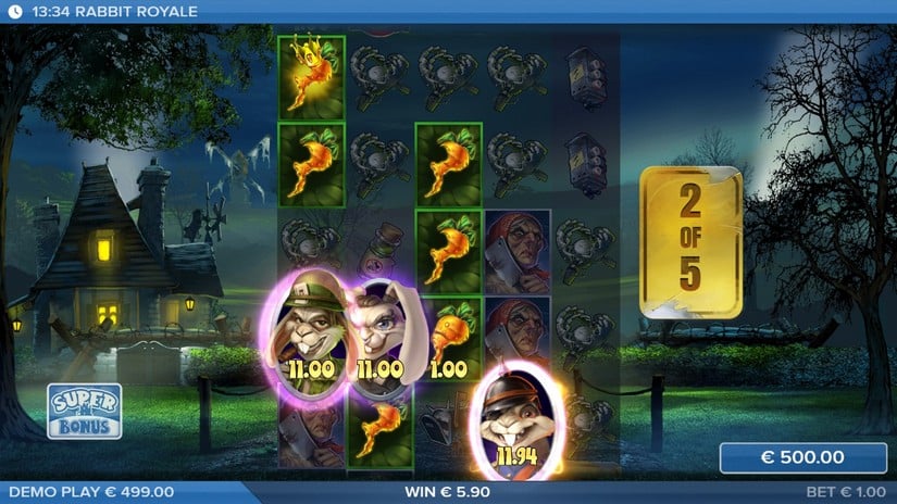 Rabbit Royale slot screen 5