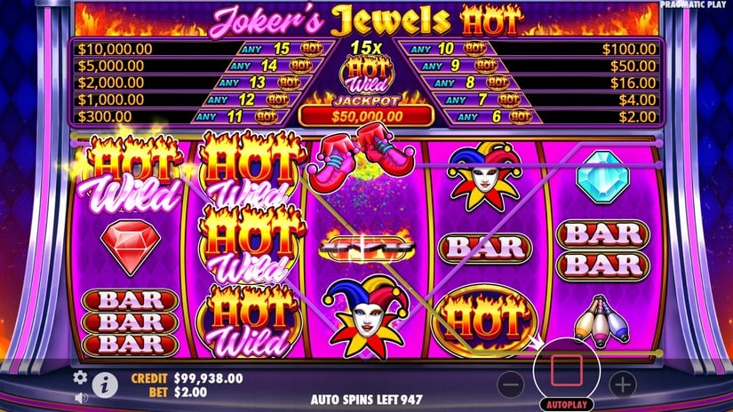 Joker’s Jewels Hot slot screen 4