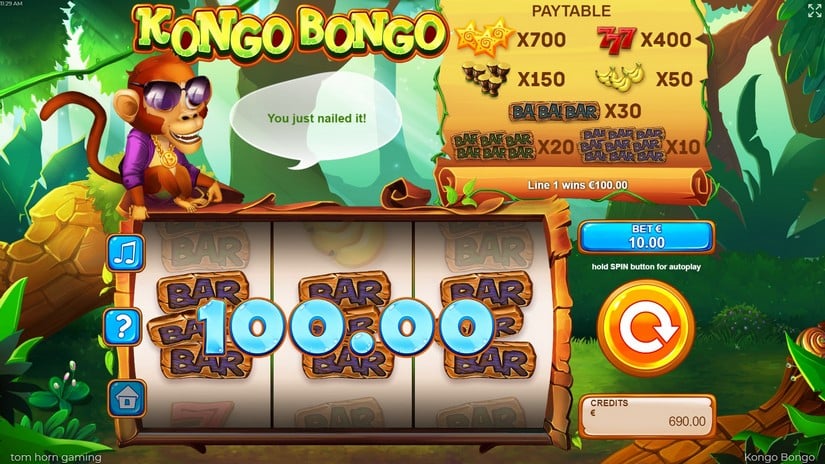 Kongo Bongo slot screen 3