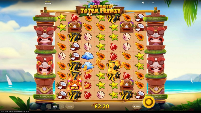 Tiki Fruits Totem Frenzy slot screen 2