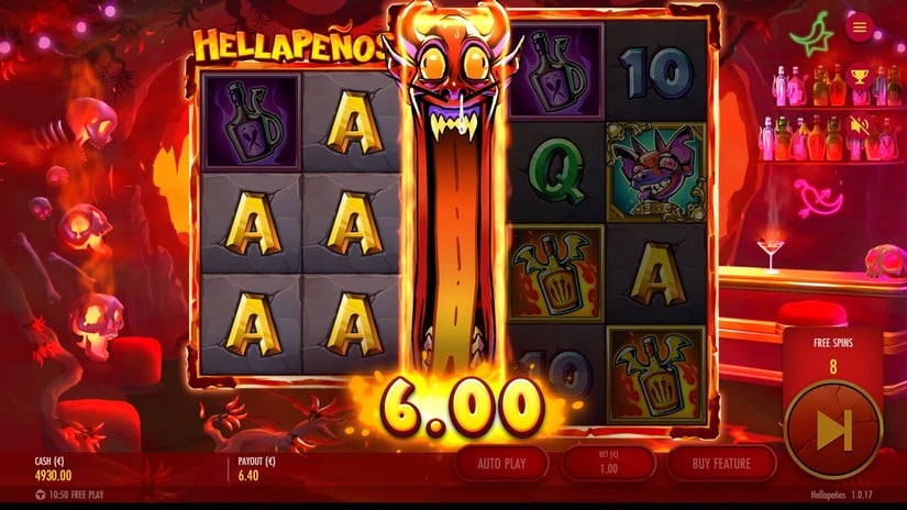 Hellapeños slot screen 5