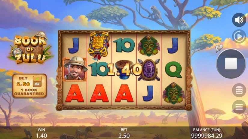 Book of Zulu slot screen 3