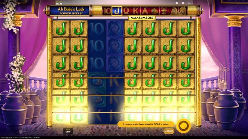 Ali Baba’s Luck Power Reels slot screen 3