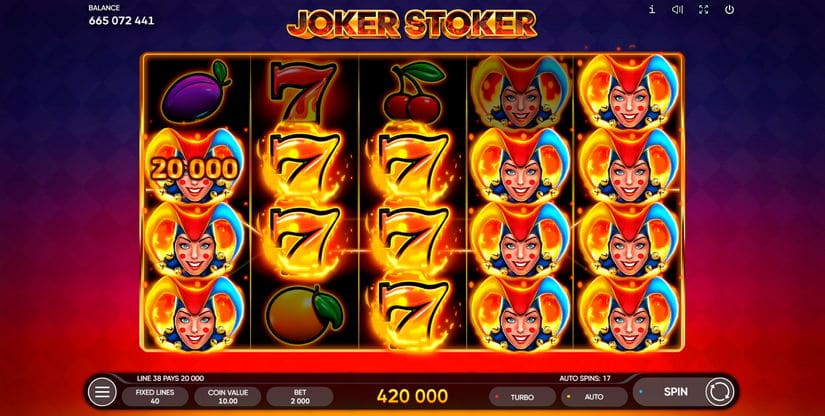 Joker Stoker slot screen 3