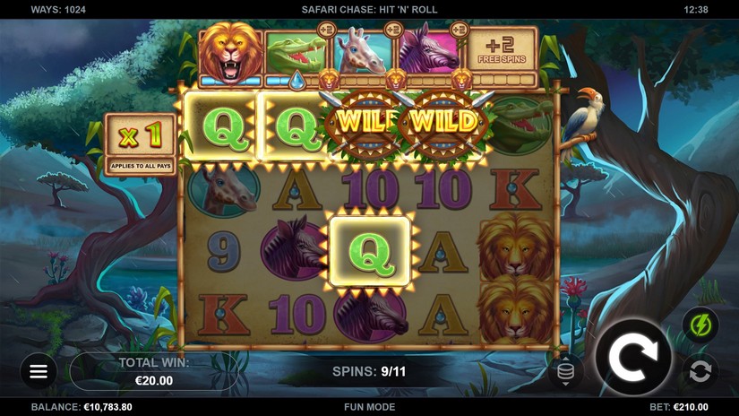 Safari Chase Hit ‘n’ Roll slot screen 6