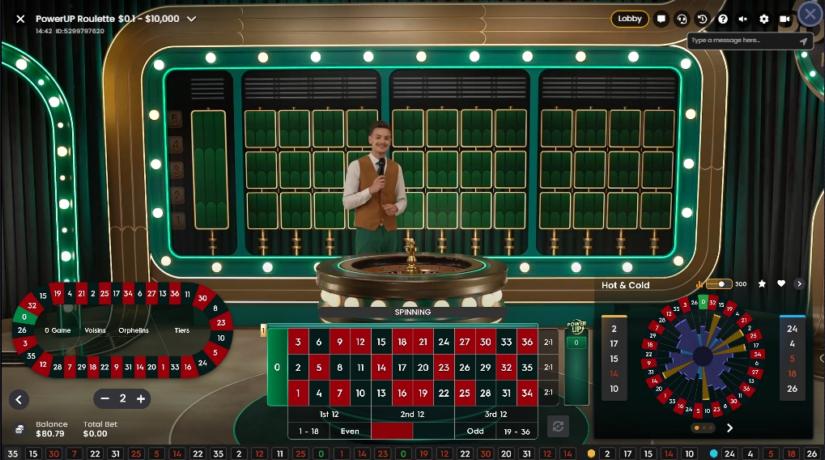 PowerUP Roulette slot screen 0