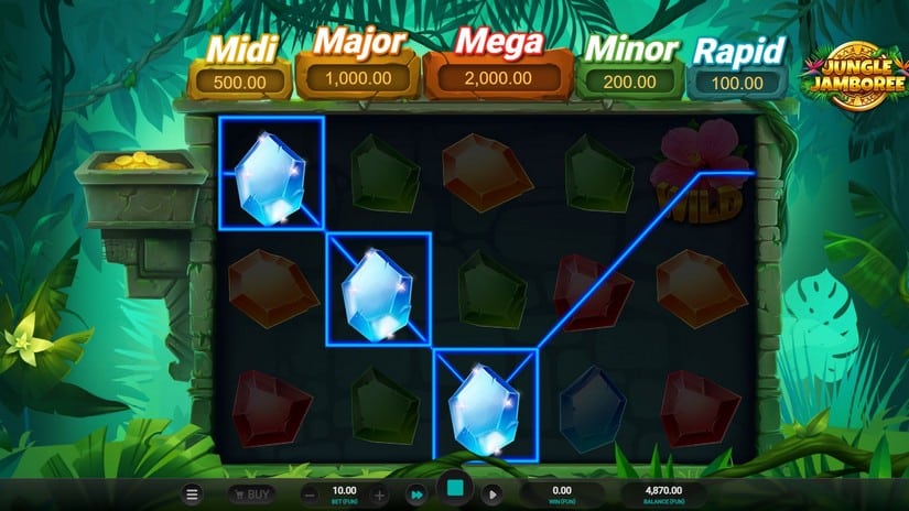 Jungle Jamboree slot screen 2