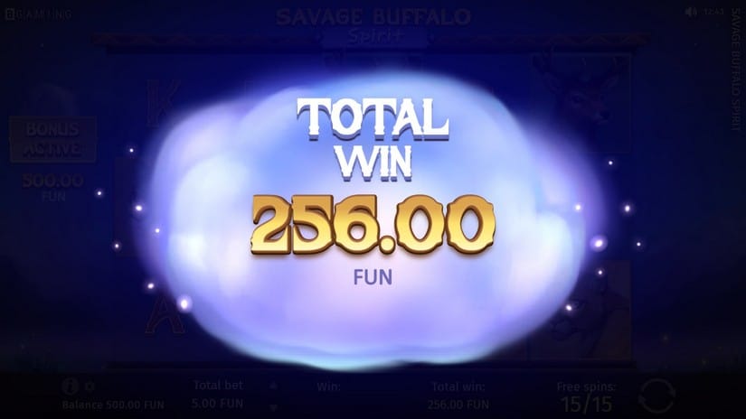 Savage Buffalo Spirit slot screen 5
