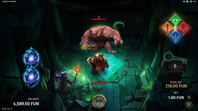 Eldritch Dungeon slot screen 6