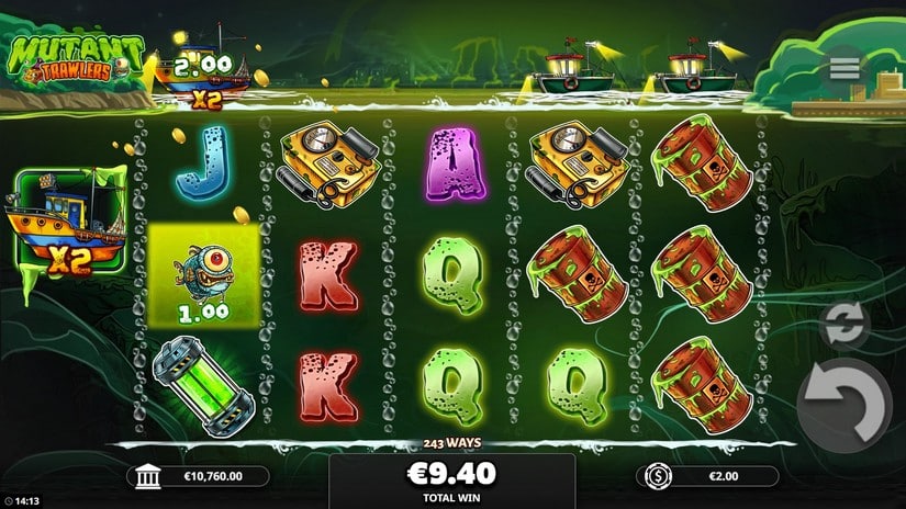 Mutant Trawlers slot screen 5