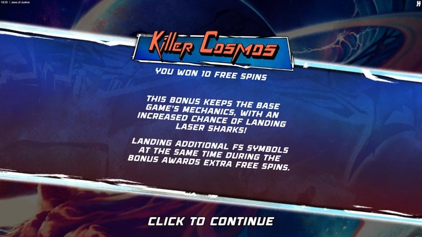 Jaws of Justice slot screen 3