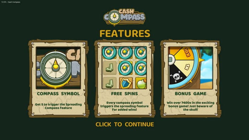 Cash Compass slot screen 3