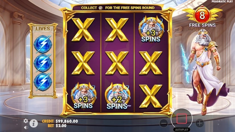 Gates of Olympus Pachi slot screen 3