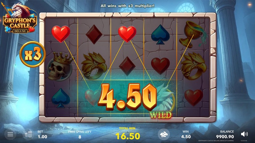 Gryphon`s Castle Deluxe slot screen 4
