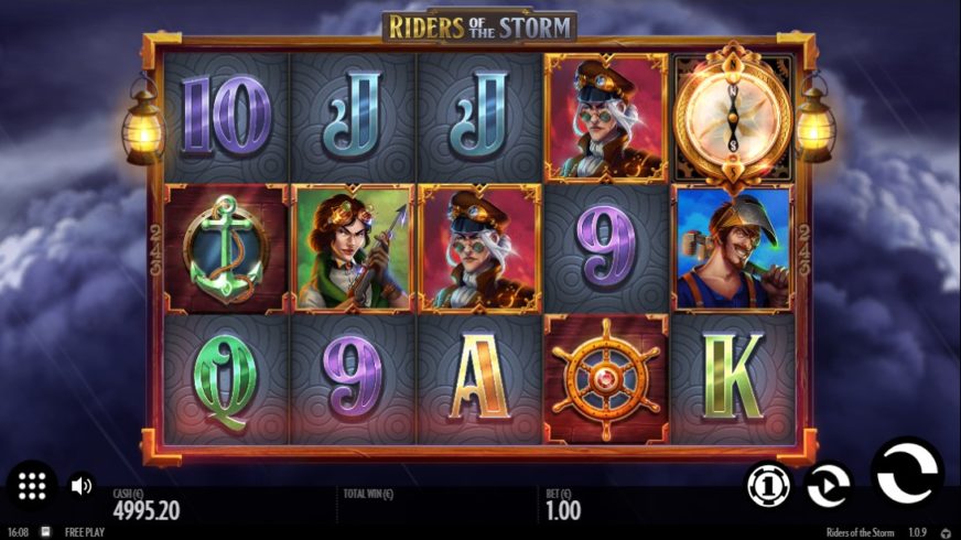 Riders of the Storm slot screen 1