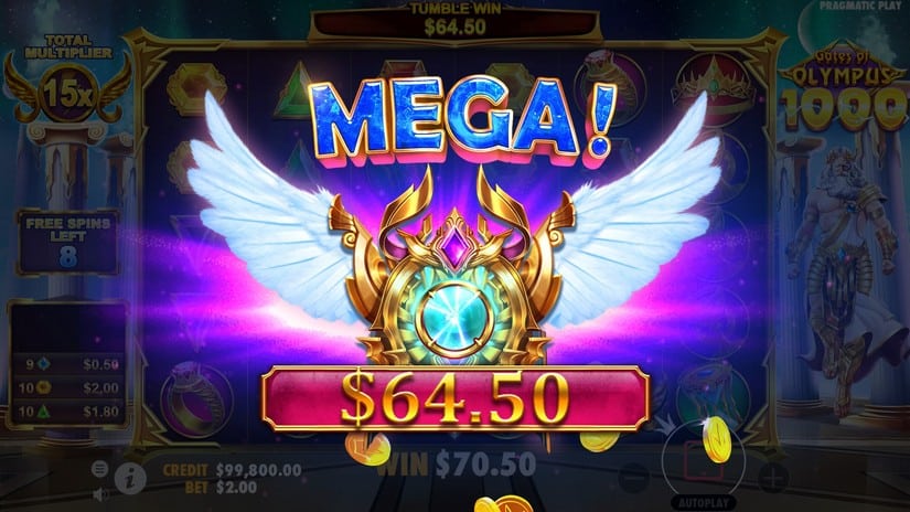 Gates of Olympus 1000 slot screen 5
