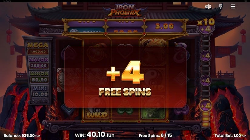 Iron Phoenix slot screen 6