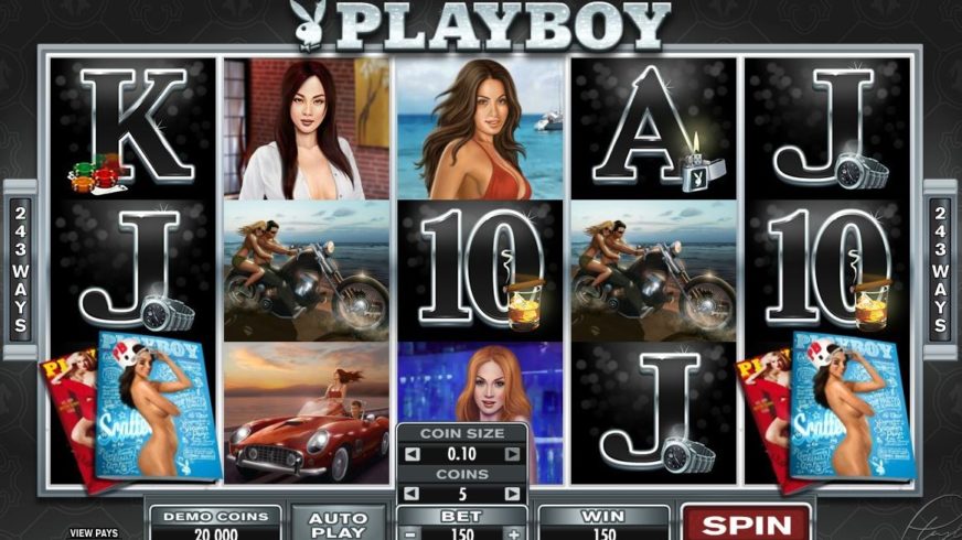 Playboy slot screen 1