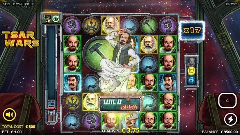 Tsar Wars slot screen 3