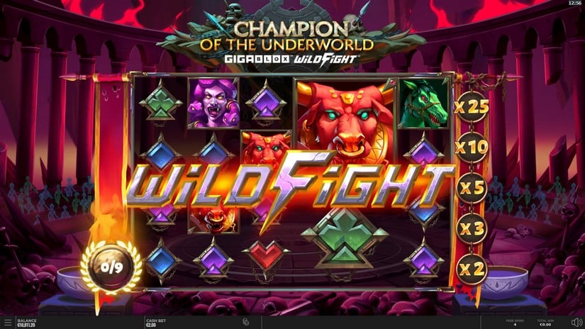 Champion of the Underworld slot screen 5