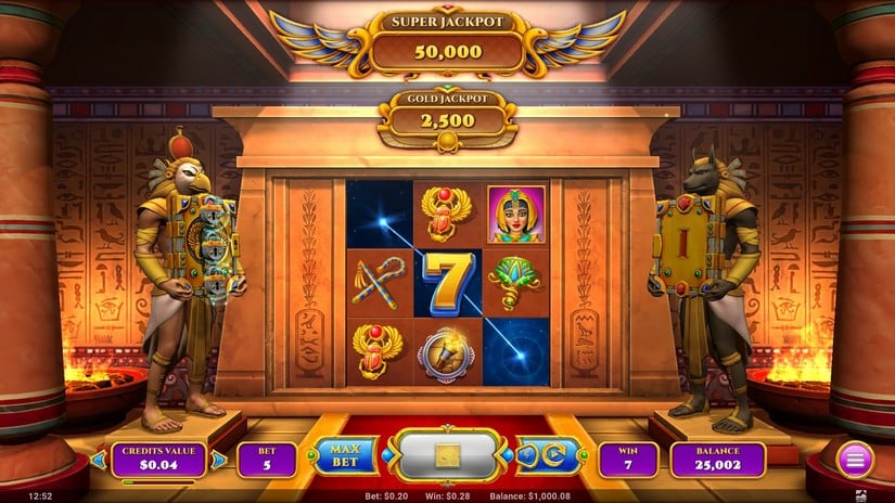 Cleopatra’s Diary slot screen 2