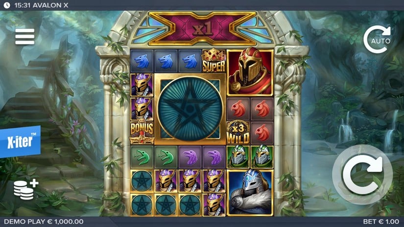 Avalon X slot screen 1