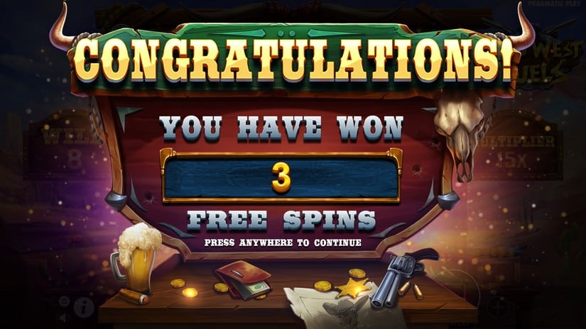 Wild West Duels slot screen 6