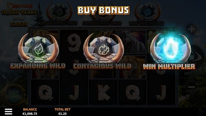 10,000 Years Before Cash slot screen 2