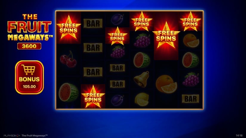 The Fruit Megaways slot screen 2