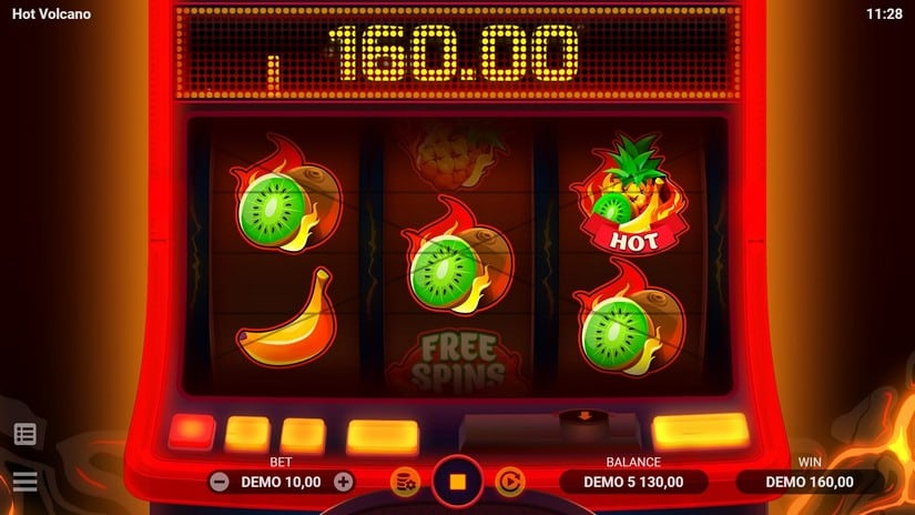 Hot Volcano slot screen 4