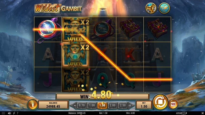 Wildest Gambit slot screen 3