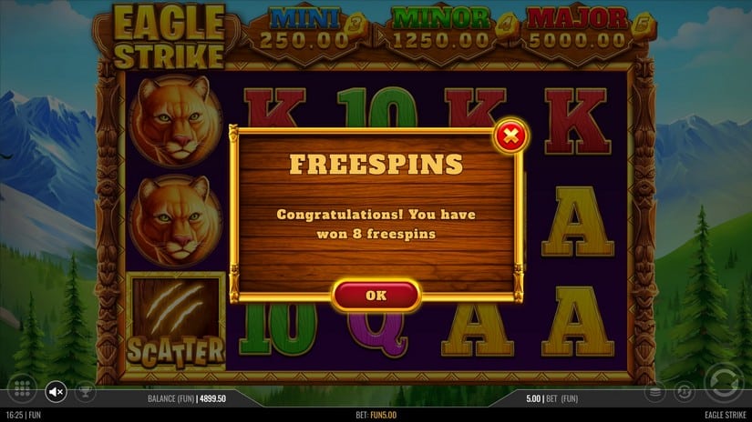 Eagle Strike Hold and Win slot screen 4