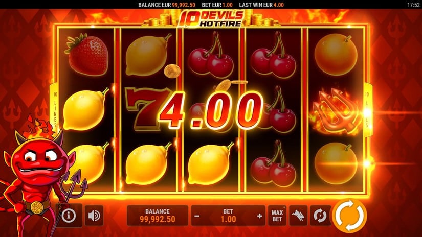 10 Devils Hotfire slot screen 3