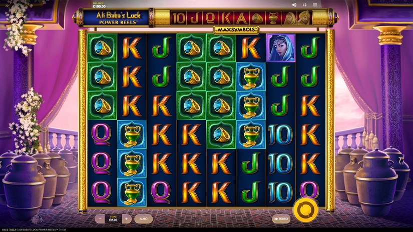 Ali Baba’s Luck Power Reels slot screen 1
