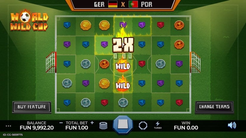 World Wild Cup slot screen 3