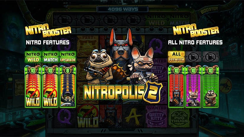 Nitropolis 2 slot screen 1