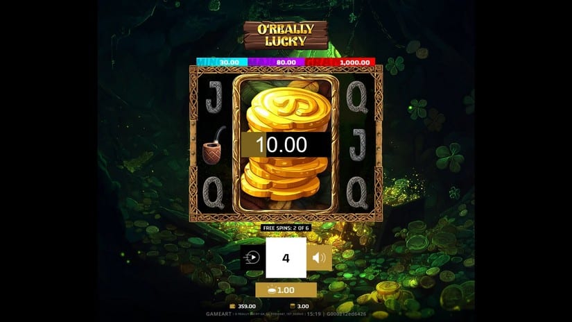 O’Really Lucky slot screen 3