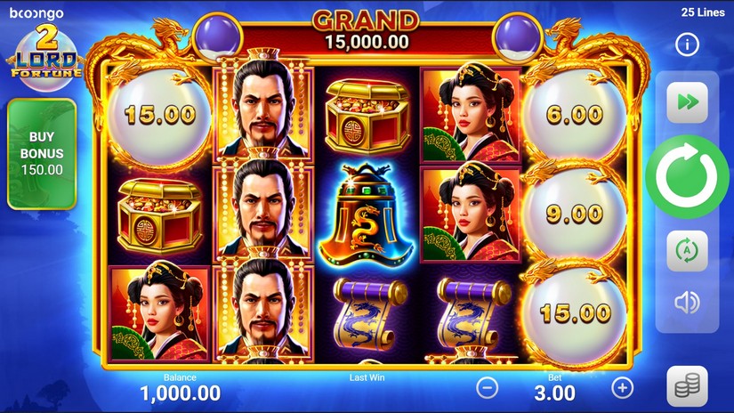 Lord Fortune 2 Hold and Win slot screen 1
