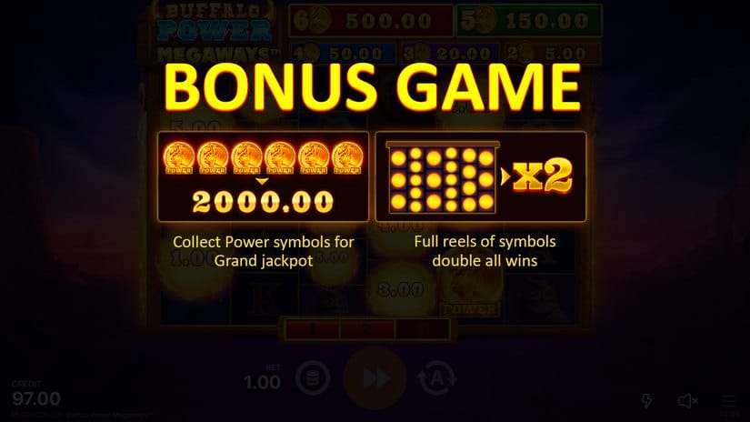 Buffalo Power: Megaways slot screen 3