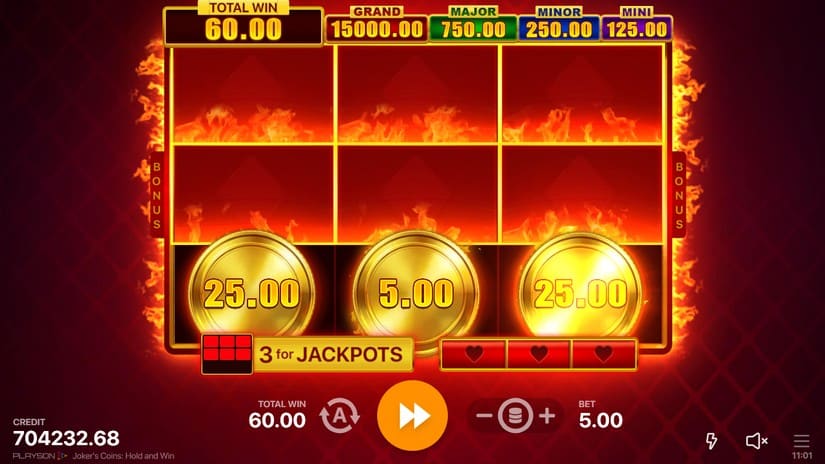 Joker’s Coins: Hold and Win slot screen 2