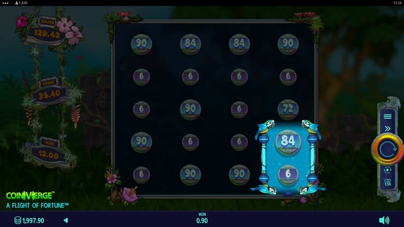 A Flight of Fortune slot screen 2