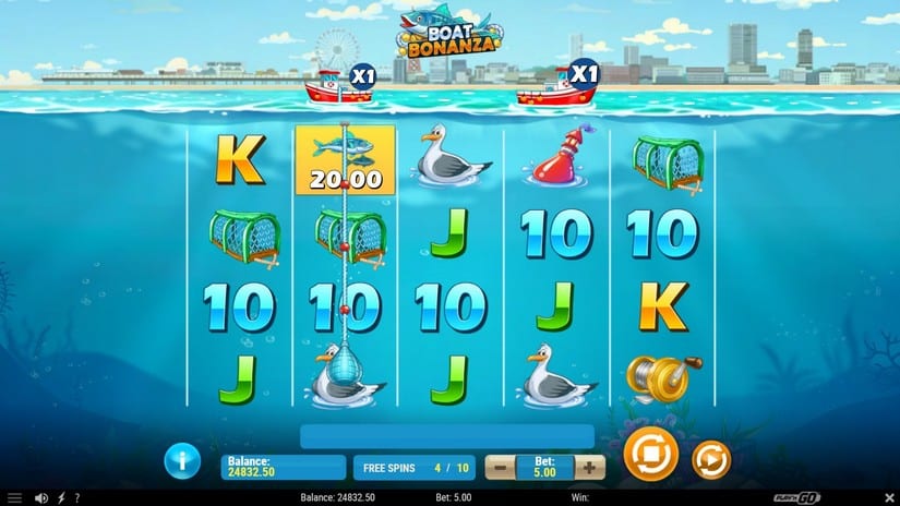 Boat Bonanza slot screen 3