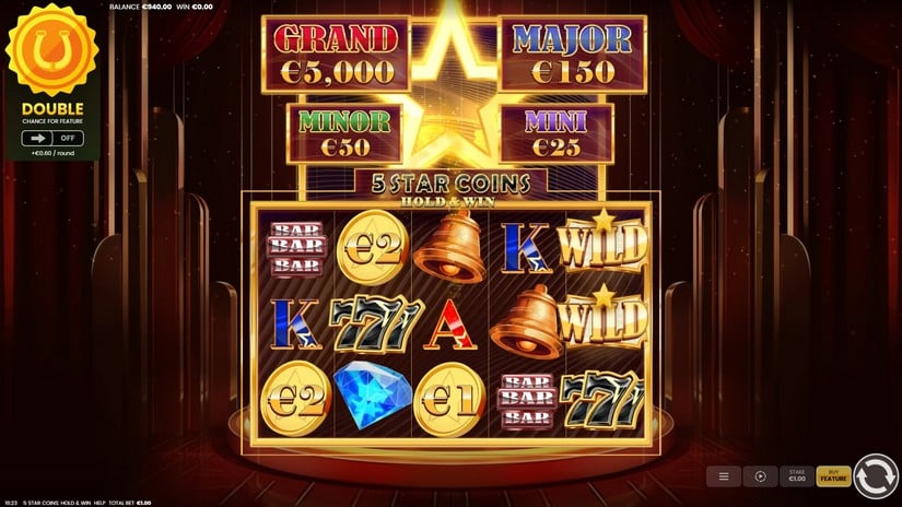 5 Star Coins: Hold & Win slot screen 2