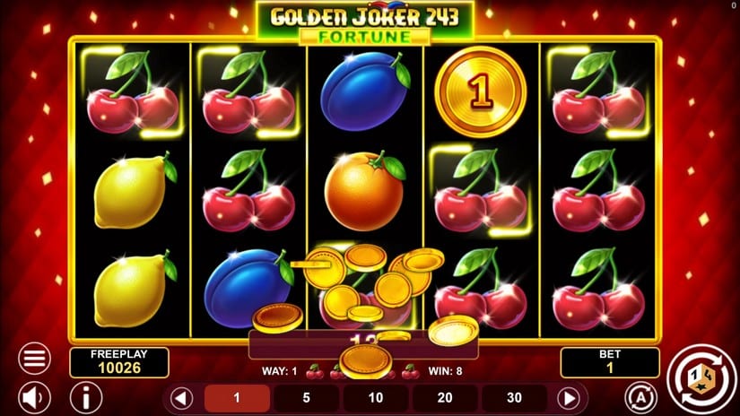 Golden Joker 243 Fortune slot screen 4